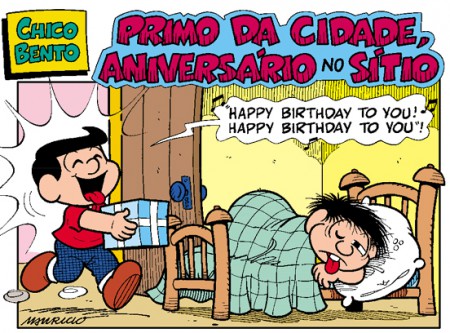 Chico Bento - Primo da Cidade, aniversário no sítio.